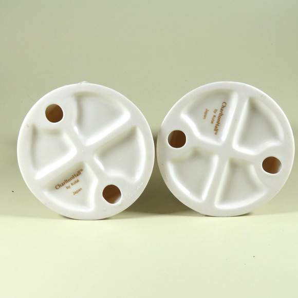 Charlton Hall Kobe Classic Traditions Christmas Horn Candlestick Holder Set of 2 - Picture 6 of 15